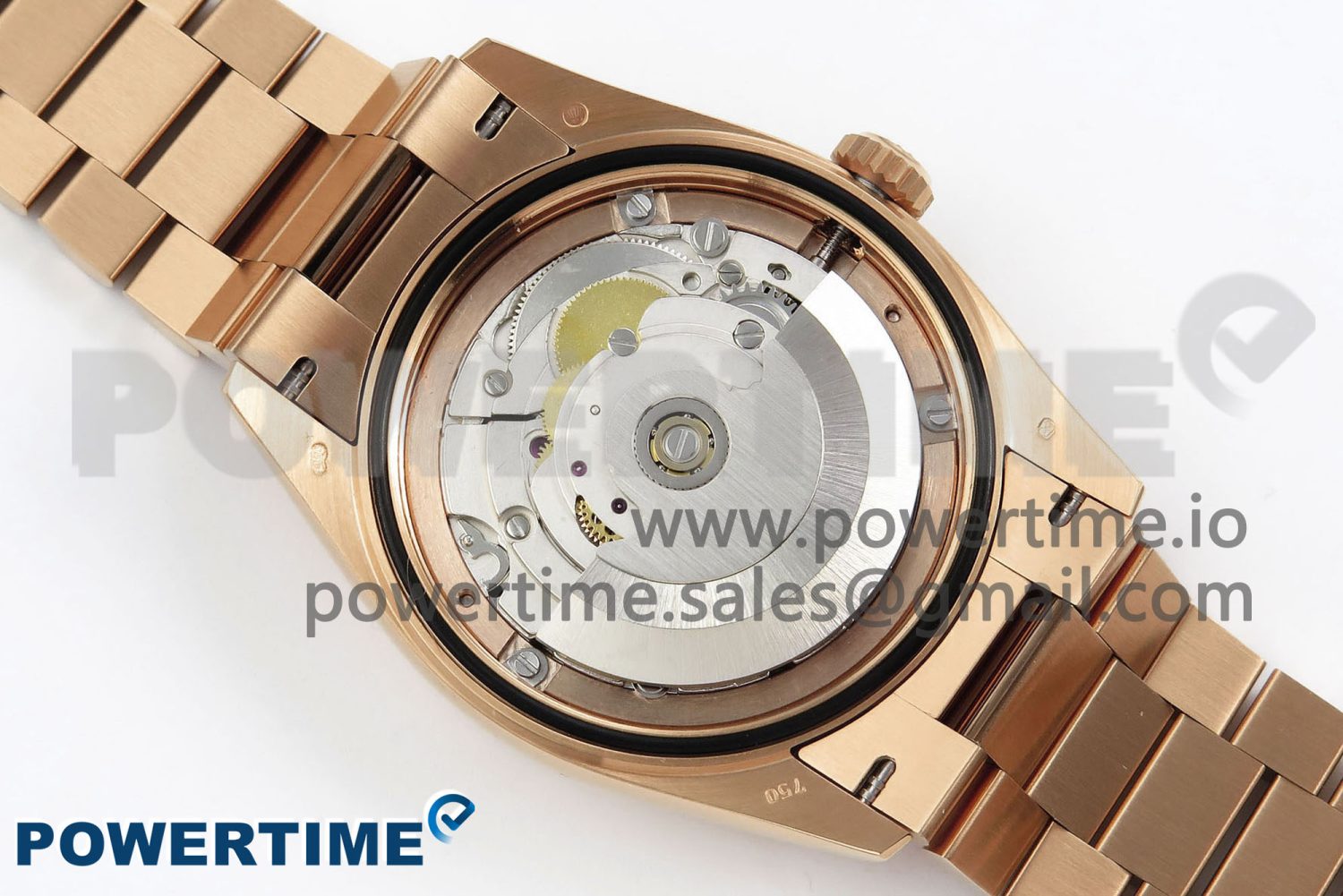 Day Date 36 RG RAF 1:1 Best Edition Tiffany Blue Stone Roman Dial on RG Bracelet A2836 - Image 9