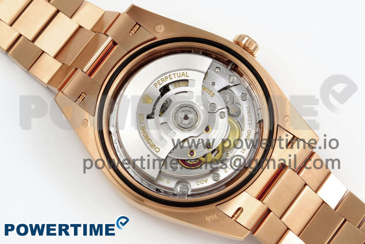 Day Date 40 RG 228235 ARF 1:1 Best Edition Green Roman Dial on President Bracelet VR3255 - Image 10