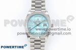 Day Date 40 SS 228236 ARF 1:1 Best Edition Tiffany Blue Roman Dial on President Bracelet VR3255