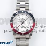 Black Bay GMT Pepsi Blue/Red Bezel ZF 1:1 Best Edition White Dial on SS Bracelet A2836