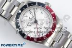 Black Bay GMT Pepsi Blue/Red Bezel ZF 1:1 Best Edition White Dial on SS Bracelet A2836 - Image 3