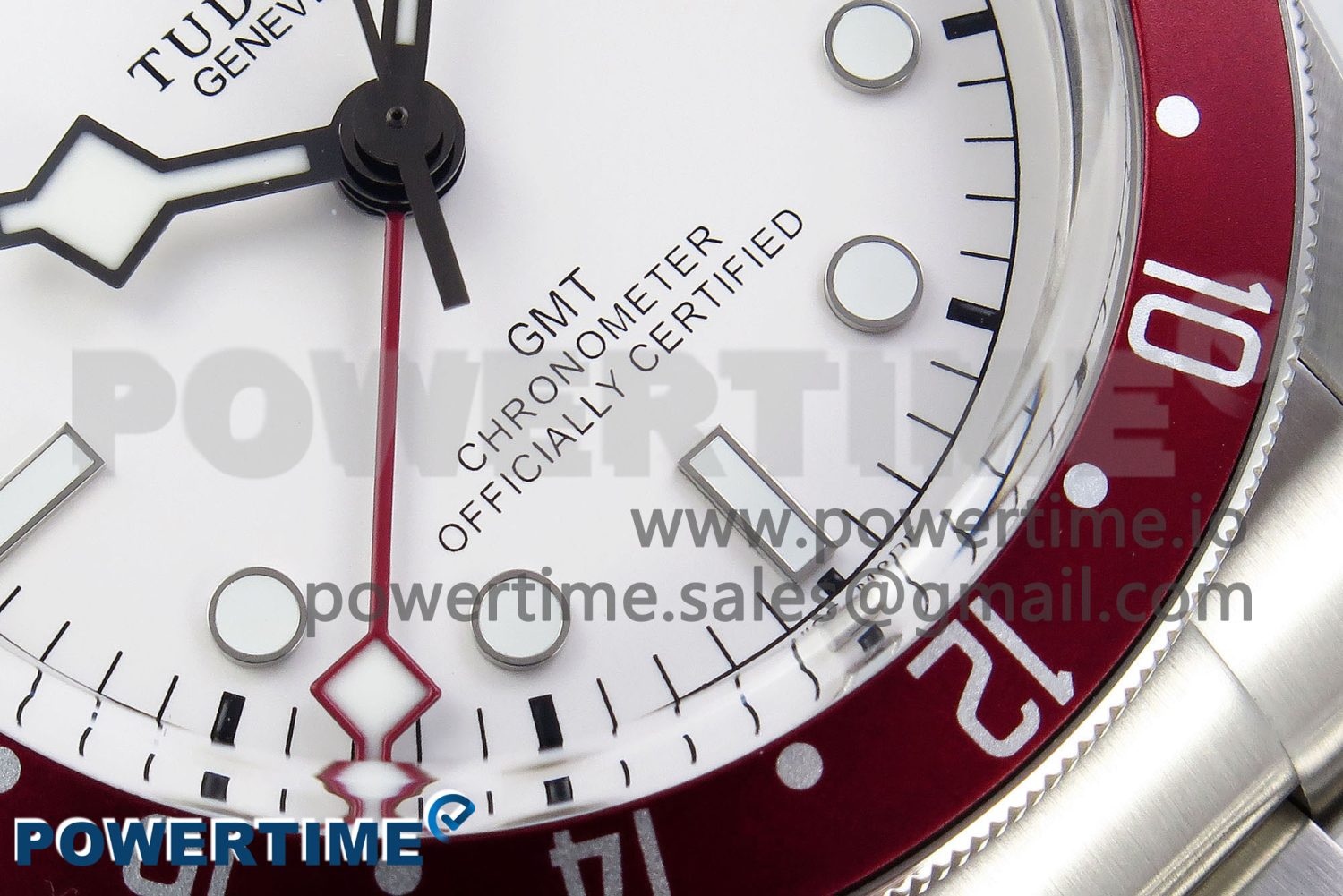 Black Bay GMT Pepsi Blue/Red Bezel ZF 1:1 Best Edition White Dial on SS Bracelet A2836 - Image 5