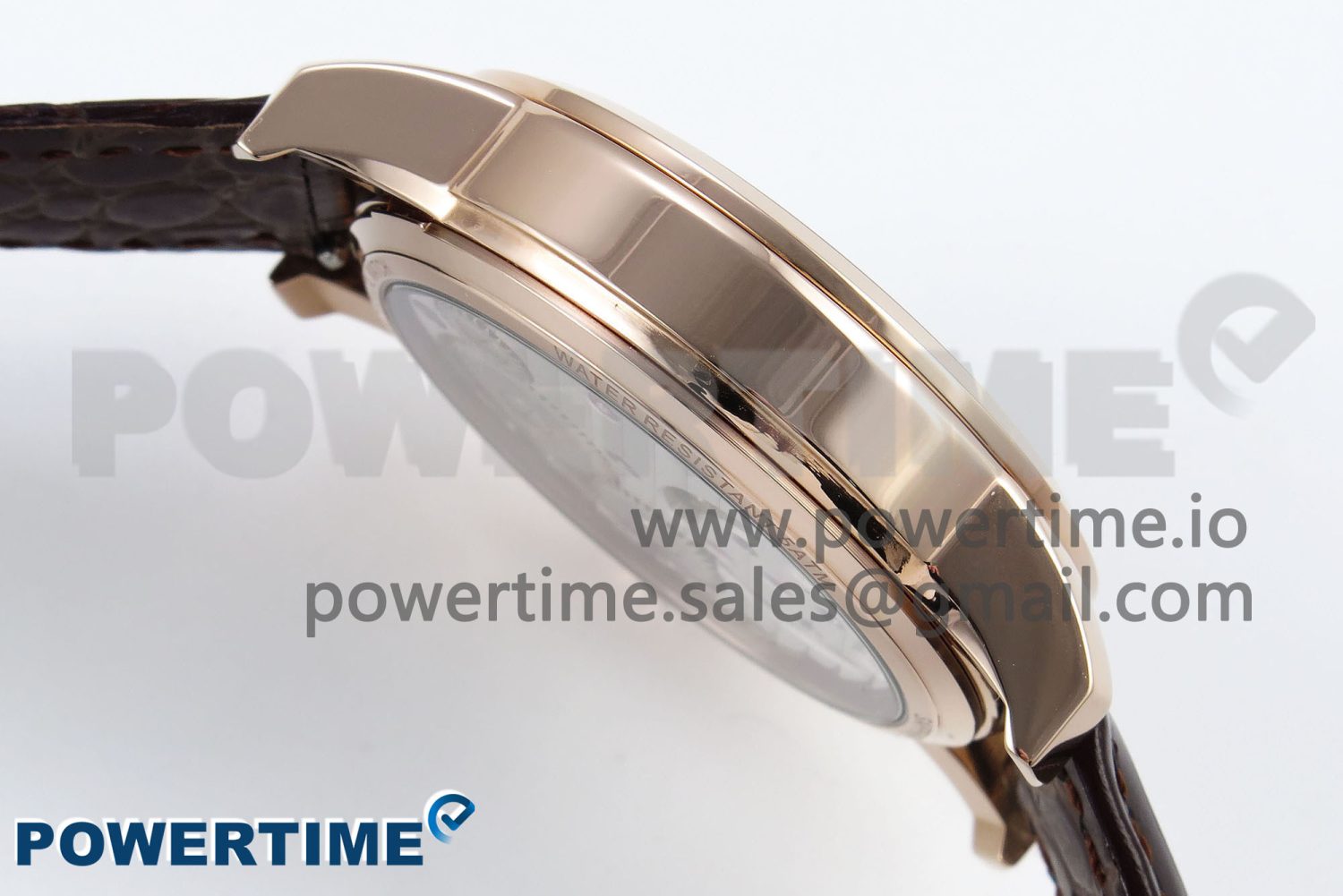 Traditionnelle Tourbillon RG RMSF Best Edition White Dial on Brown Leather Strap - Image 7