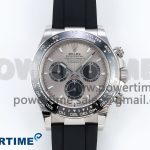 2023 Daytona 126519 Clean 1:1 Best Edition Grey Dial on Oysterflex Rubber Strap SH4131