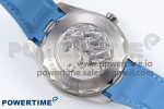 Aqua Terra GMT Worldtimer 43mm VSF 1:1 Best Edition Summer Blue Dial on Blue Rubber Strap A8938 Super Clone - Image 8