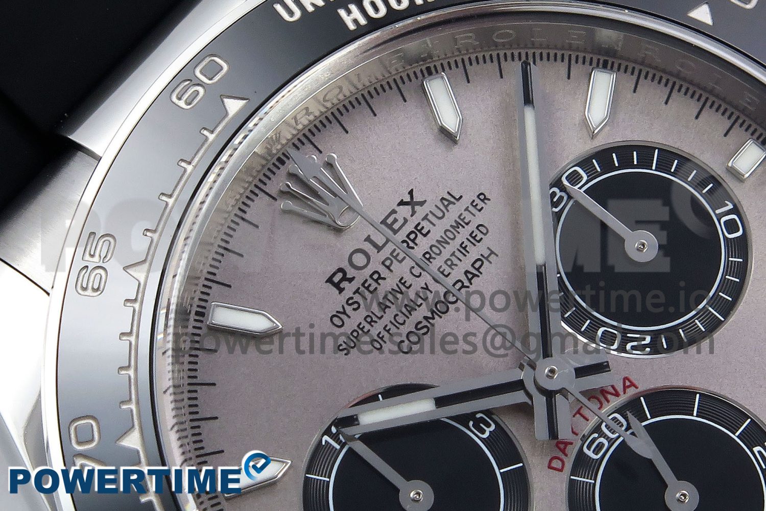 2023 Daytona 126519 Clean 1:1 Best Edition Grey Dial on Oysterflex Rubber Strap SH4131 - Image 4