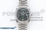Day Date 40 SS 228239 ARF 1:1 Best Edition Green Roman Dial on President Bracelet VR3255