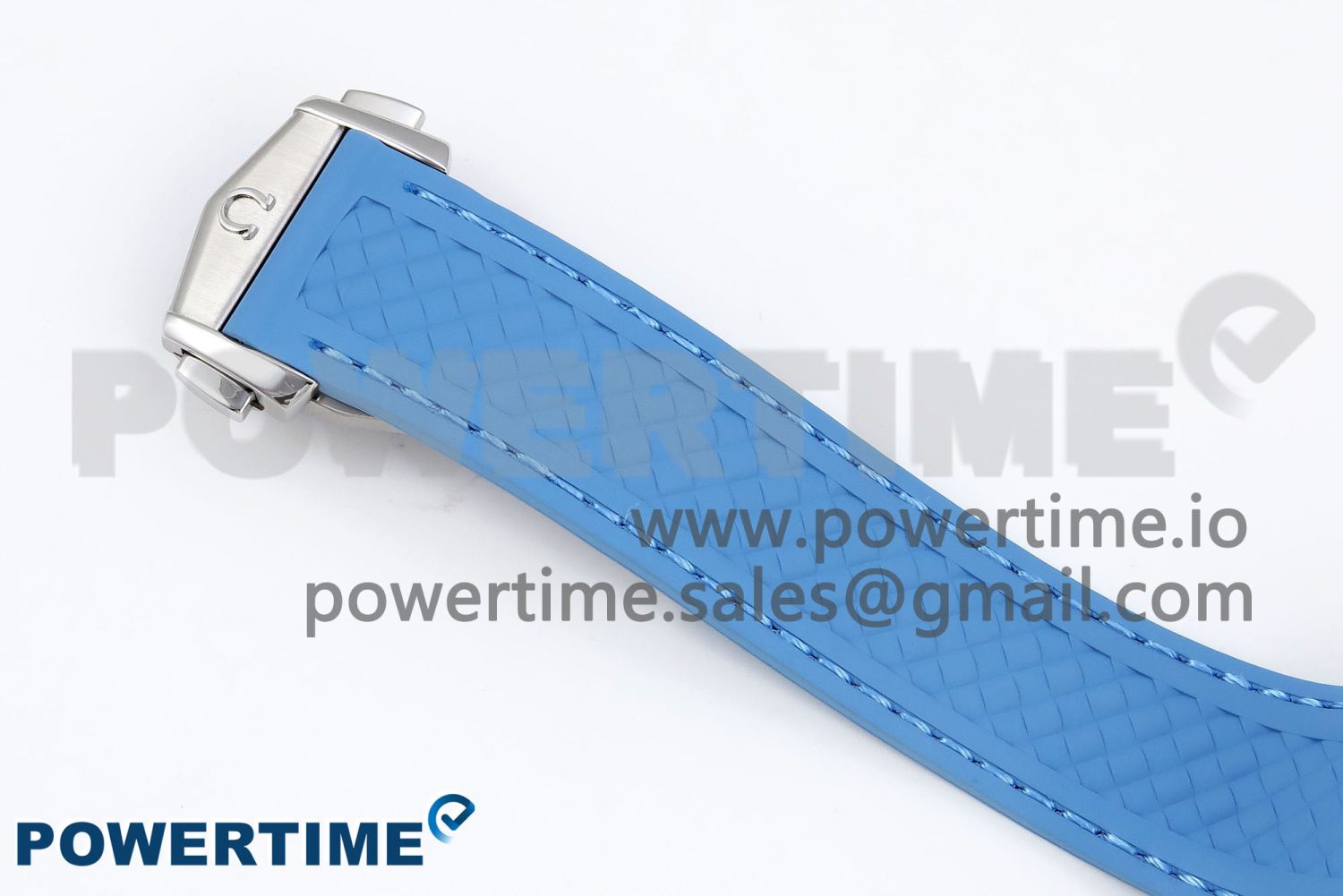 Aqua Terra GMT Worldtimer 43mm VSF 1:1 Best Edition Summer Blue Dial on Blue Rubber Strap A8938 Super Clone - Image 13