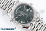 Day Date 40 SS 228239 ARF 1:1 Best Edition Green Roman Dial on President Bracelet VR3255 - Image 3