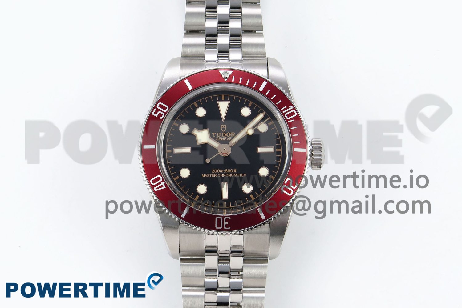 Heritage Black Bay Red Bezel ZF 1:1 Best Edition on SS Jubilee Bracelet A2824 - Image 1