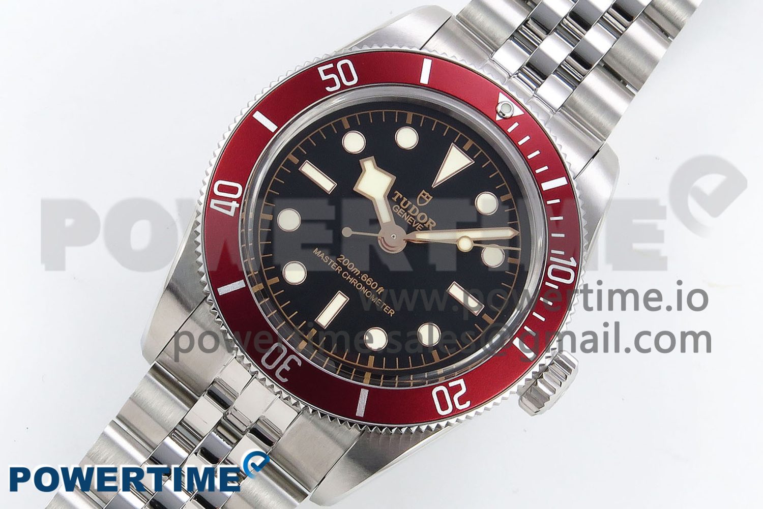 Heritage Black Bay Red Bezel ZF 1:1 Best Edition on SS Jubilee Bracelet A2824 - Image 2