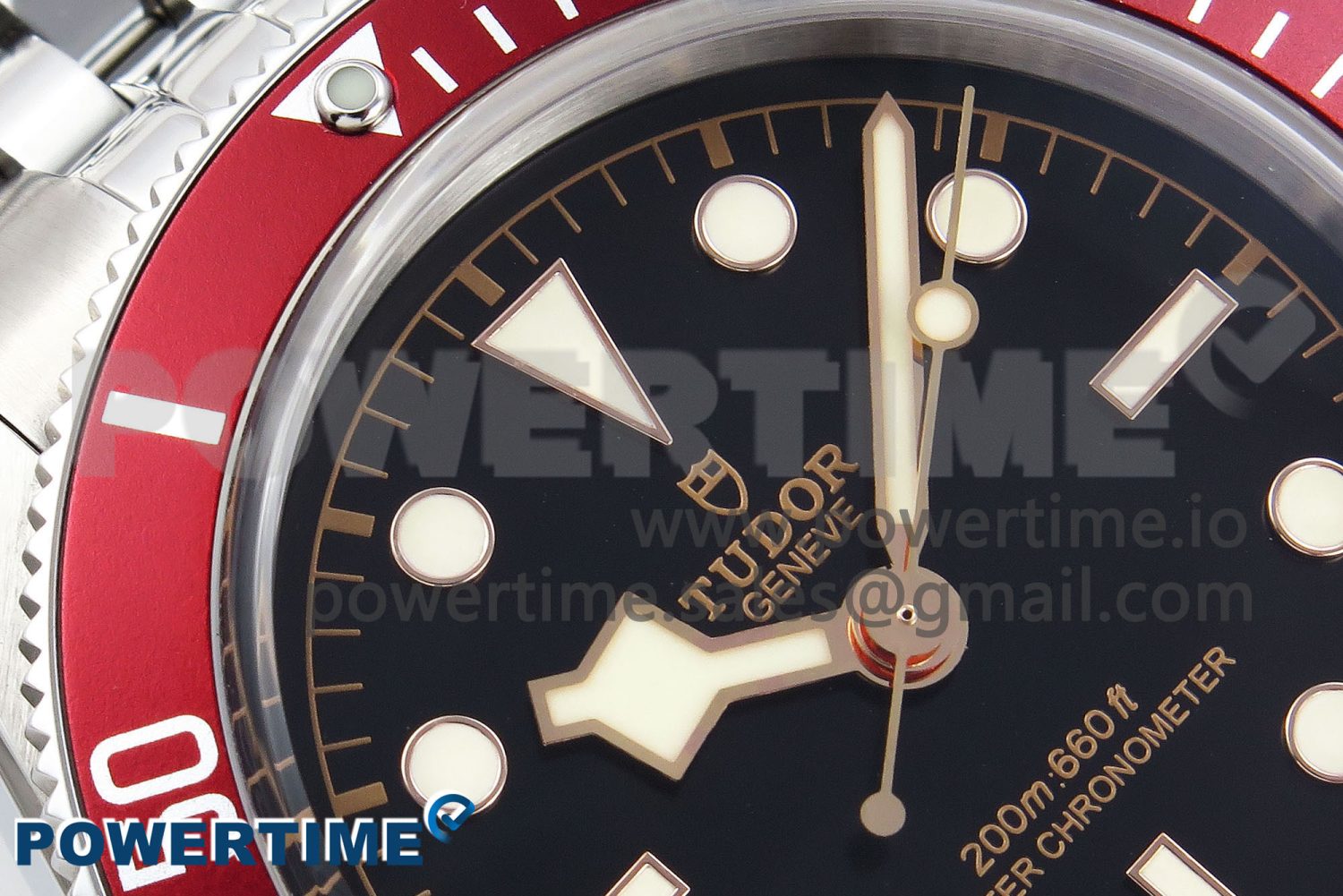 Heritage Black Bay Red Bezel ZF 1:1 Best Edition on SS Jubilee Bracelet A2824 - Image 4