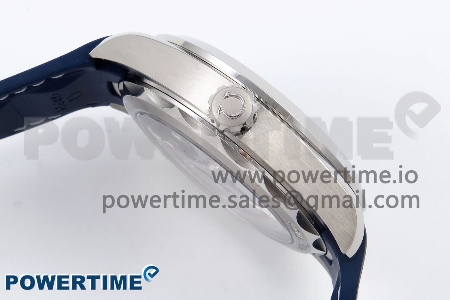 Aqua Terra GMT Worldtimer 43mm VSF 1:1 Best Edition Deep Blue Dial on Blue Rubber Strap A8938 Super Clone - Image 6