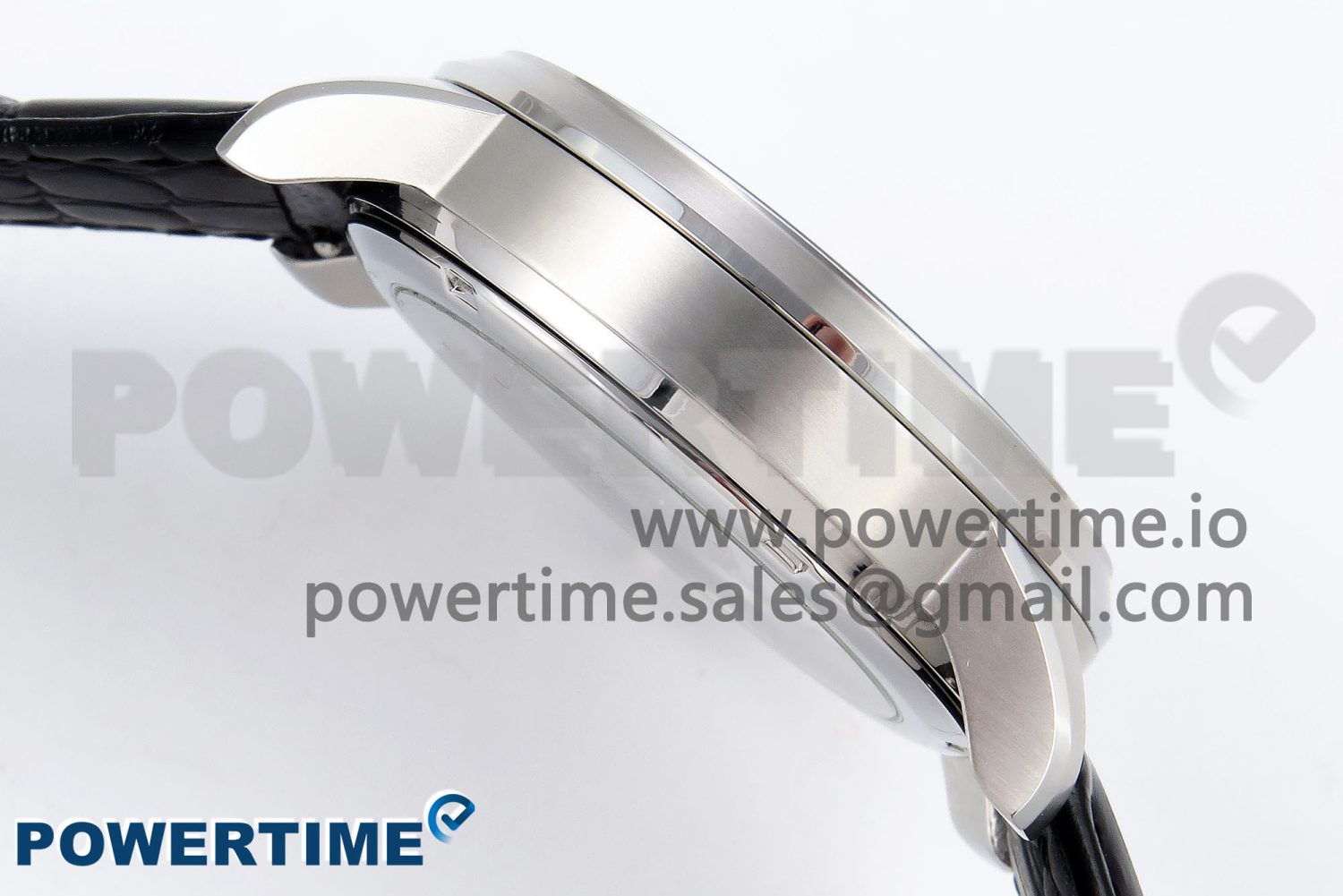 Master Ultra Thin Tourbillon SS RMS Best Edition Blue Star Dial on Black Leather Strap - Image 7