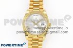 Day Date 40 YG 228238 ARF 1:1 Best Edition Silver Roman Dial on President Bracelet VR3255