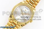 Day Date 40 YG 228238 ARF 1:1 Best Edition Silver Roman Dial on President Bracelet VR3255 - Image 2