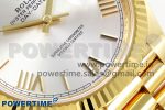 Day Date 40 YG 228238 ARF 1:1 Best Edition Silver Roman Dial on President Bracelet VR3255 - Image 5