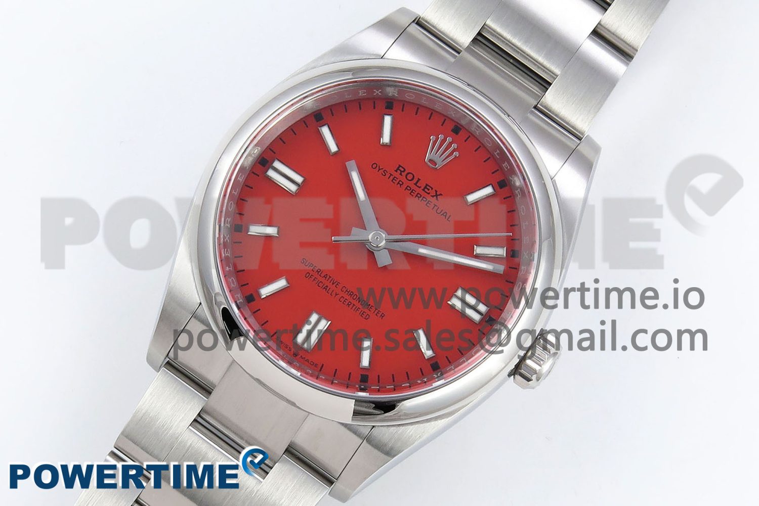 Oyster Perpetual 126000 36mm Clean 1:1 Best Edition 904L Steel Red Dial VR3230 - Image 2