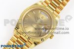 Day Date 40 YG 228238 ARF 1:1 Best Edition YG Roman Dial on President Bracelet VR3255 - Image 2
