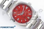Oyster Perpetual 126000 36mm Clean 1:1 Best Edition 904L Steel Red Dial VR3230 - Image 3