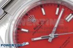 Oyster Perpetual 126000 36mm Clean 1:1 Best Edition 904L Steel Red Dial VR3230 - Image 4