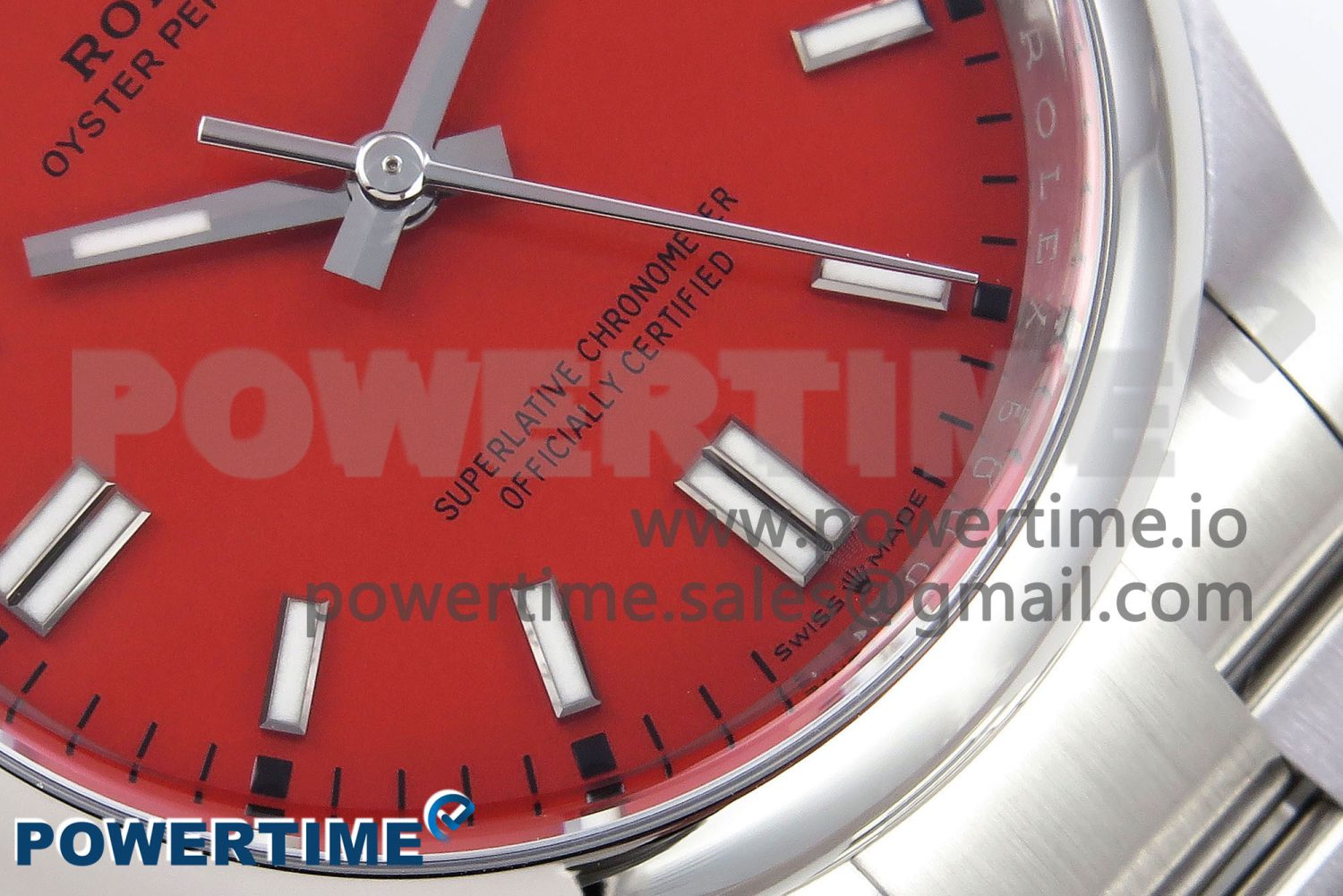 Oyster Perpetual 126000 36mm Clean 1:1 Best Edition 904L Steel Red Dial VR3230 - Image 5