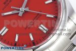Oyster Perpetual 126000 36mm Clean 1:1 Best Edition 904L Steel Red Dial VR3230 - Image 5