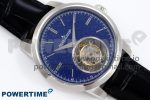 Master Ultra Thin Tourbillon SS RMS Best Edition Blue Star Dial on Black Leather Strap - Image 3