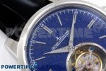 Master Ultra Thin Tourbillon SS RMS Best Edition Blue Star Dial on Black Leather Strap - Image 4