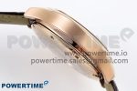 Drive De Cartier Flying Tourbillon RG RMS Best Edition White Dial on Brown Leather Strap - Image 7