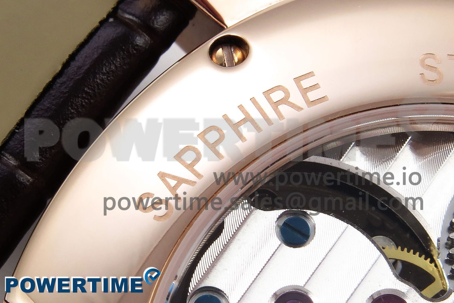 Drive De Cartier Flying Tourbillon RG RMS Best Edition White Dial on Brown Leather Strap - Image 9