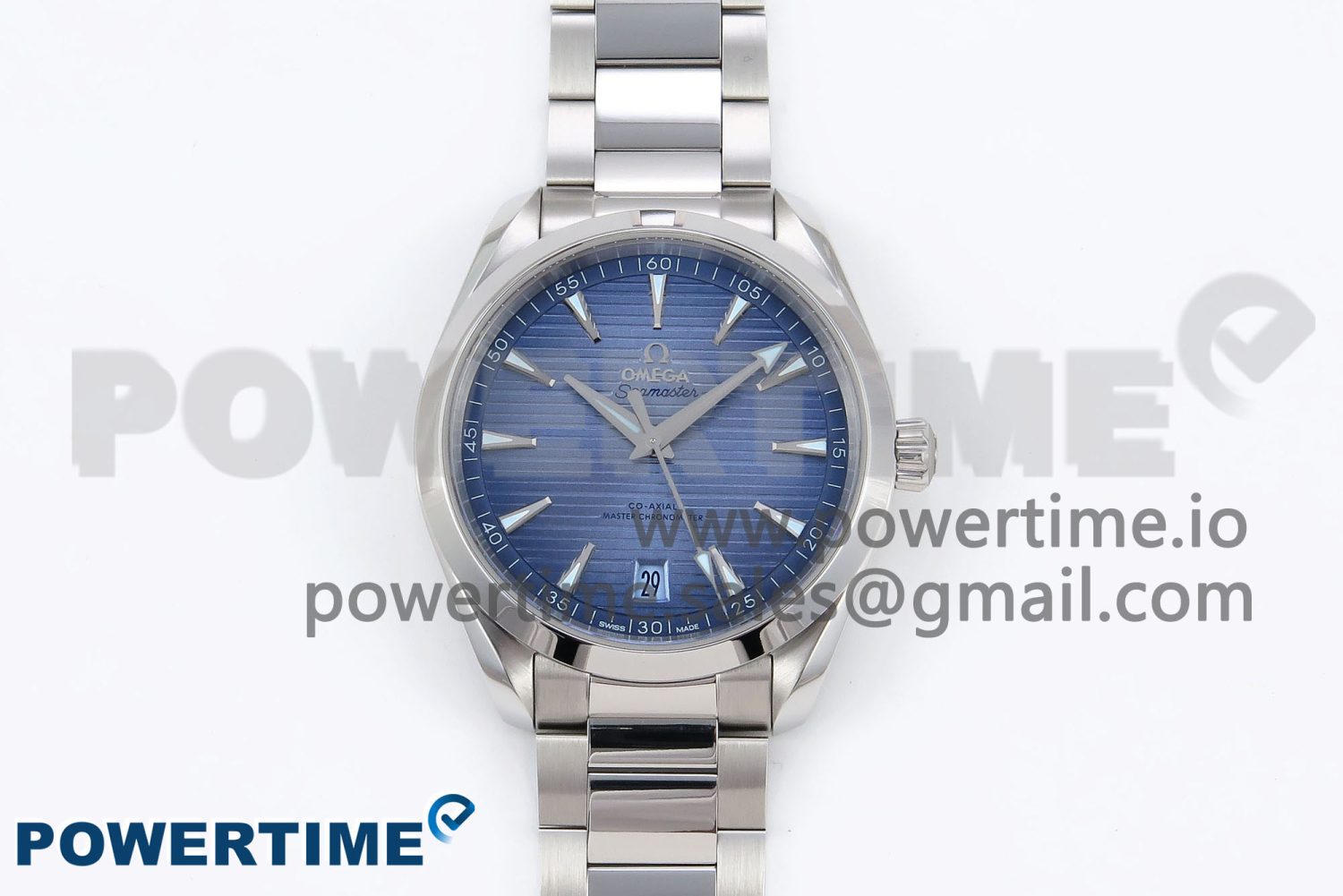 Aqua Terra 41mm VSF 1:1 Best Edition Summer Blue Dial on Blue Rubber Strap A8900 Super Clone - Image 1