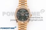 Day Date 40 RG 228235 ARF 1:1 Best Edition Green Roman Dial on President Bracelet VR3255