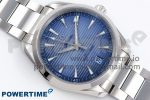Aqua Terra 41mm VSF 1:1 Best Edition Summer Blue Dial on Blue Rubber Strap A8900 Super Clone - Image 3