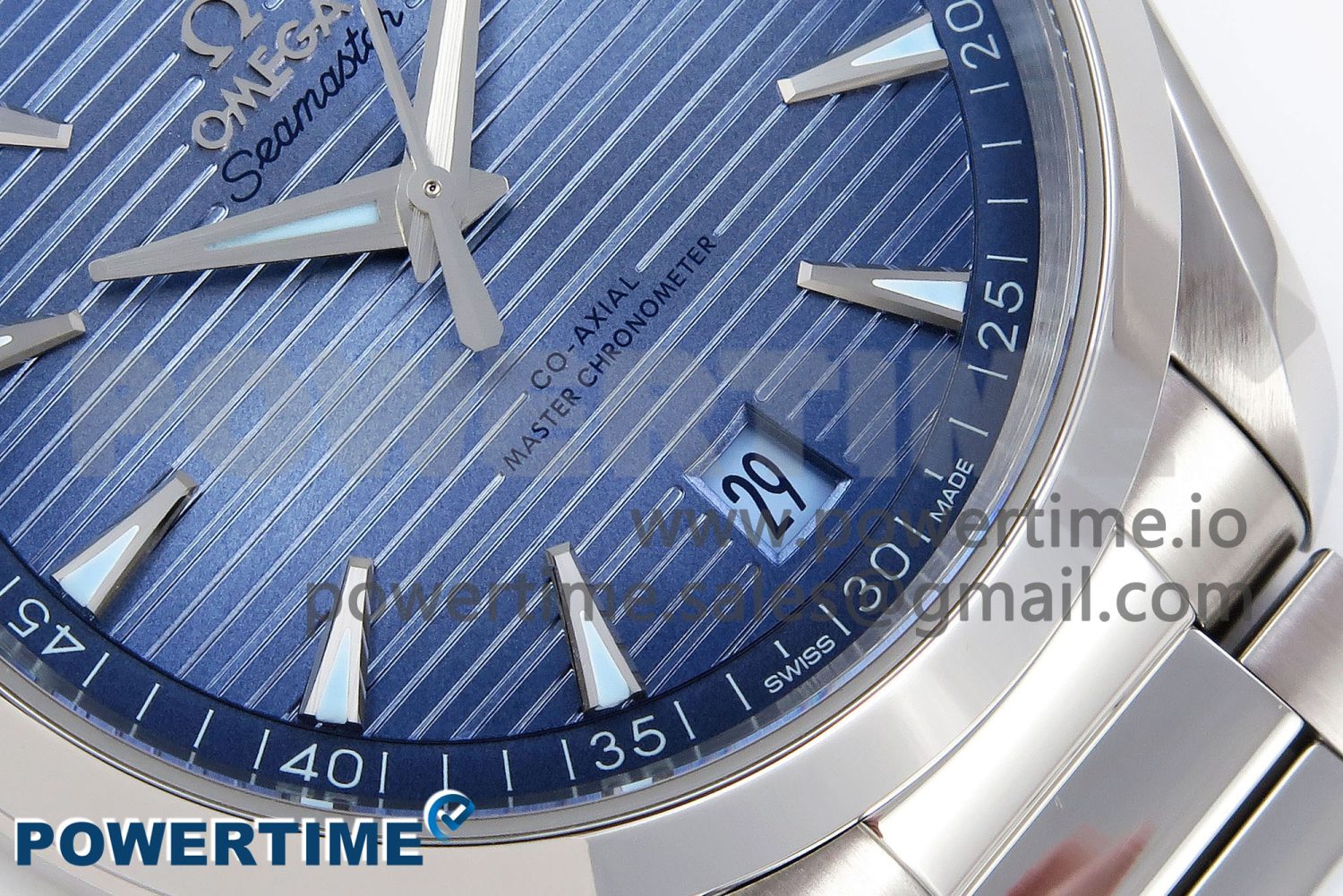 Aqua Terra 41mm VSF 1:1 Best Edition Summer Blue Dial on Blue Rubber Strap A8900 Super Clone - Image 5
