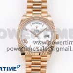 Day Date 40 RG 228235 ARF 1:1 Best Edition Green Roman Dial on President Bracelet VR3255