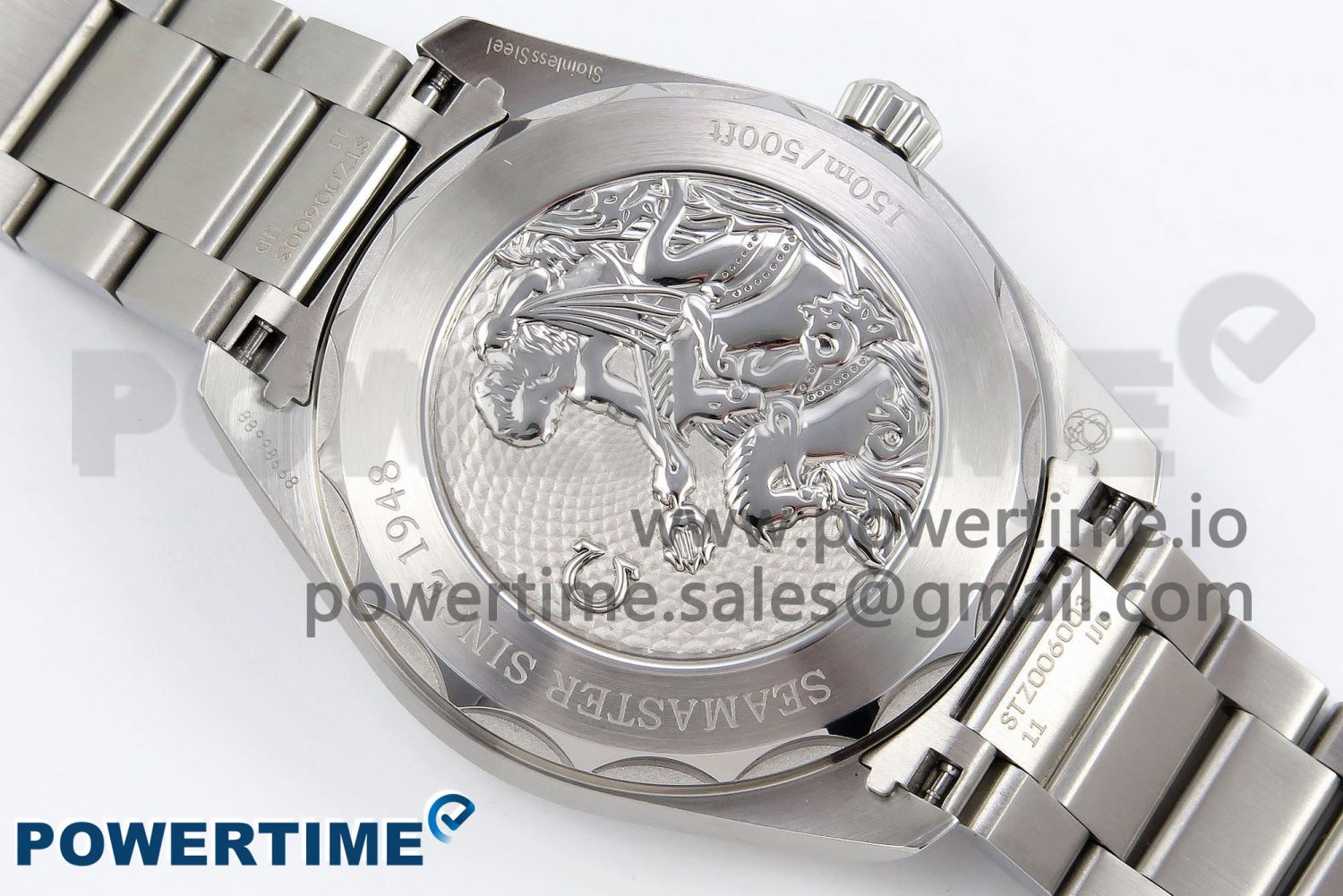 Aqua Terra 41mm VSF 1:1 Best Edition Summer Blue Dial on Blue Rubber Strap A8900 Super Clone - Image 8