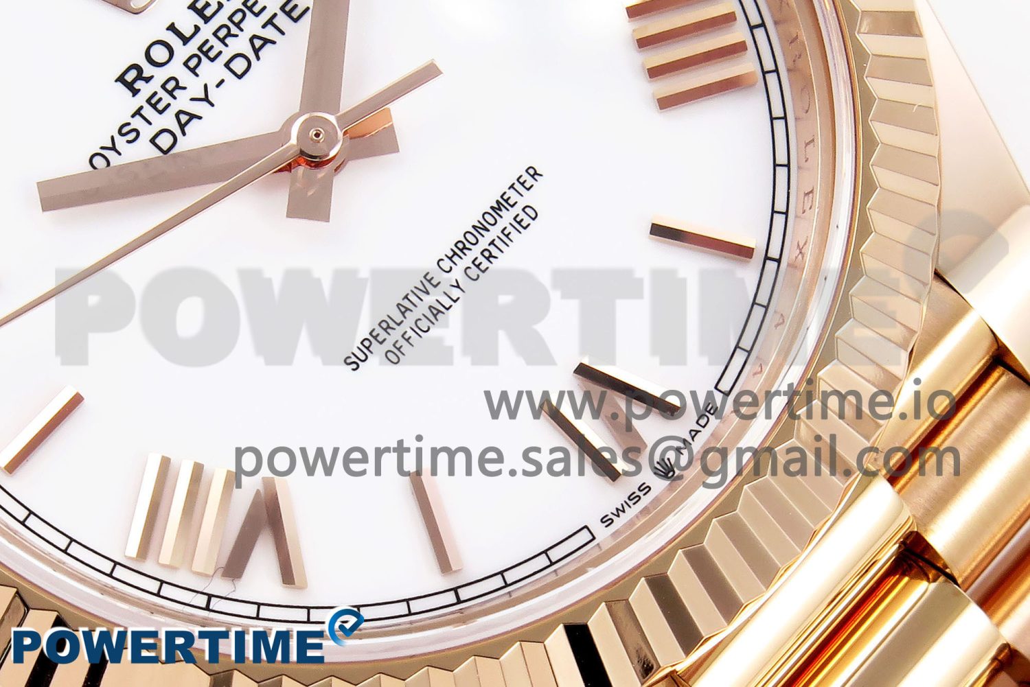 Day Date 40 RG 228235 ARF 1:1 Best Edition Green Roman Dial on President Bracelet VR3255 - Image 5
