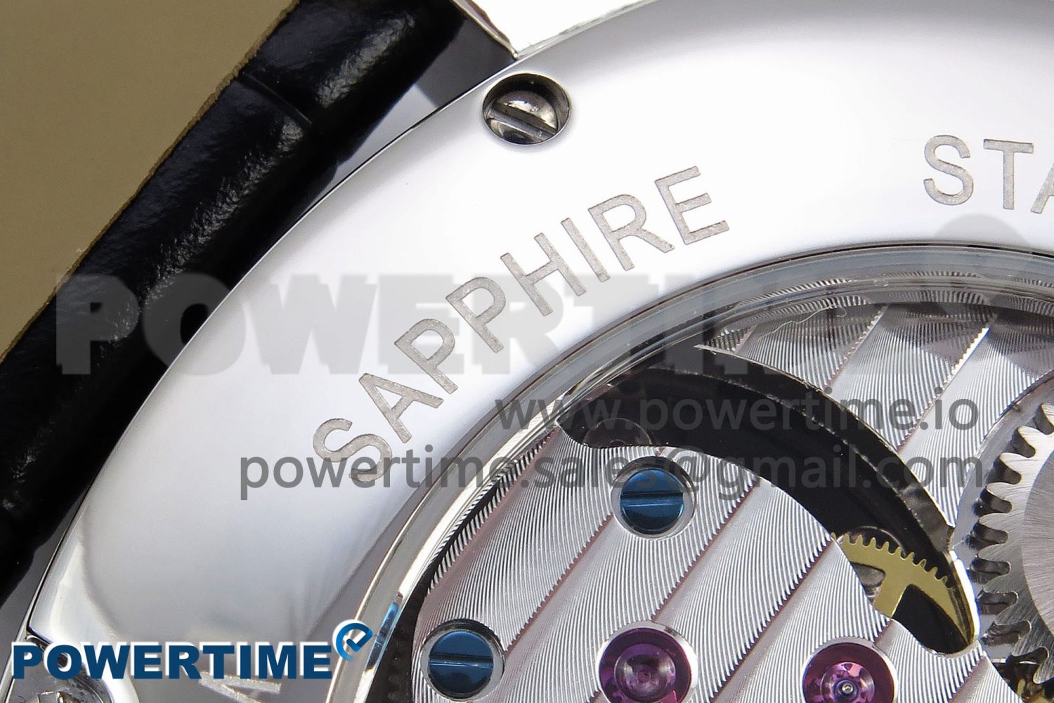 Drive De Cartier Flying Tourbillon SS RMS Best Edition Green Dial on Black Leather Strap - Image 9