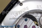Drive De Cartier Flying Tourbillon SS RMS Best Edition Green Dial on Black Leather Strap - Image 9