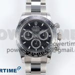 2023 Daytona 126500 Clean 1:1 Best Edition 904L SS Case and Bracelet Black Dial SH4131