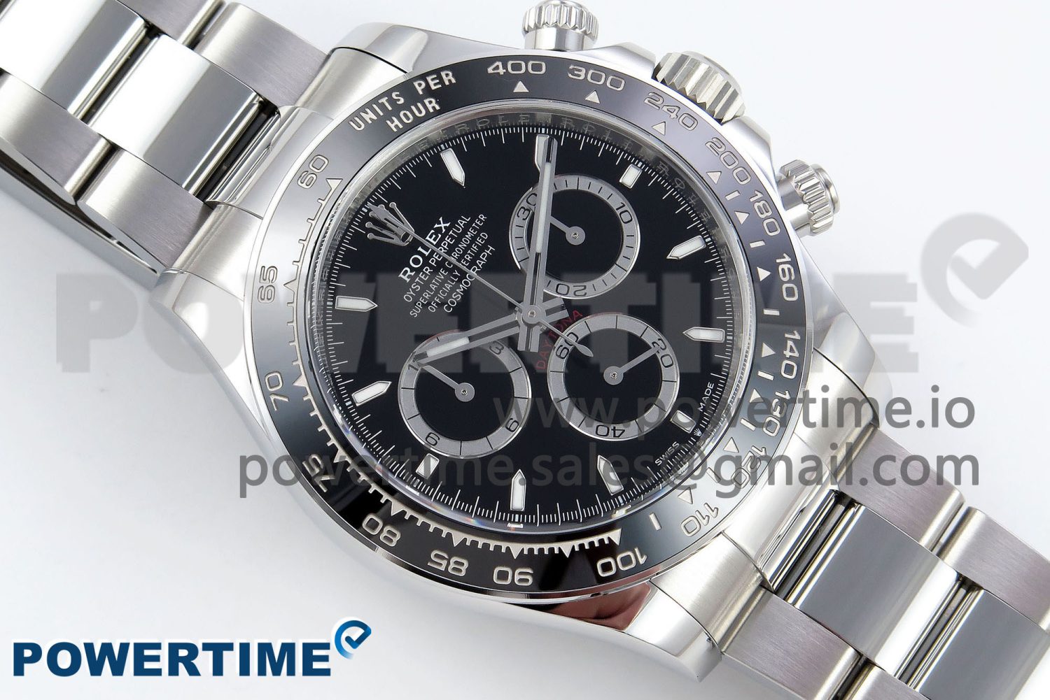 2023 Daytona 126500 Clean 1:1 Best Edition 904L SS Case and Bracelet Black Dial SH4131 - Image 3