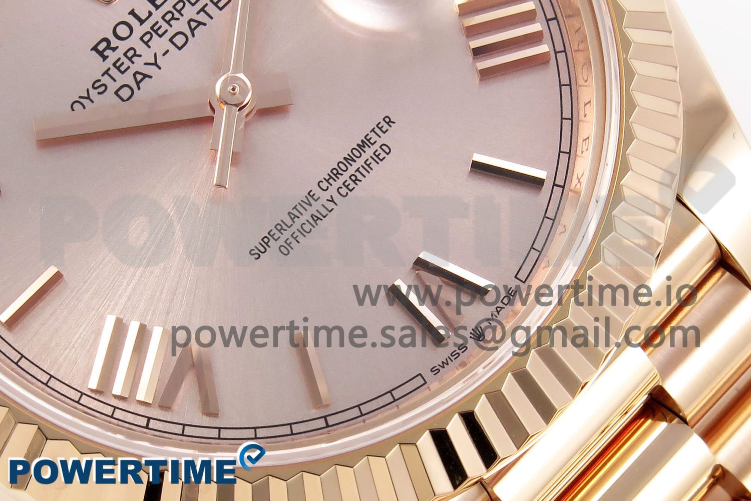 Day Date 40 RG 228235 ARF 1:1 Best Edition RG Roman Dial on President Bracelet VR3255 - Image 5
