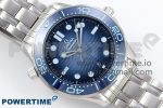 Seamaster 300 VSF 1:1 Best Edition Summer Blue Dial on SS Bracelet A8800 - Image 3