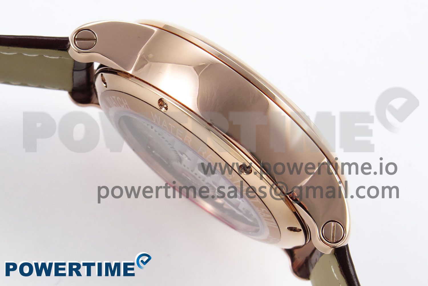 Rotonde de Cartier Flying Tourbillon RG RMS Best Edition White Numeral Dial on Brown Leather Strap - Image 7