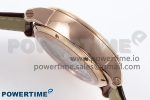 Rotonde de Cartier Flying Tourbillon RG RMS Best Edition White Numeral Dial on Brown Leather Strap - Image 7