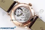 Rotonde de Cartier Flying Tourbillon RG RMS Best Edition Silver Dial on Brown Leather Strap - Image 4