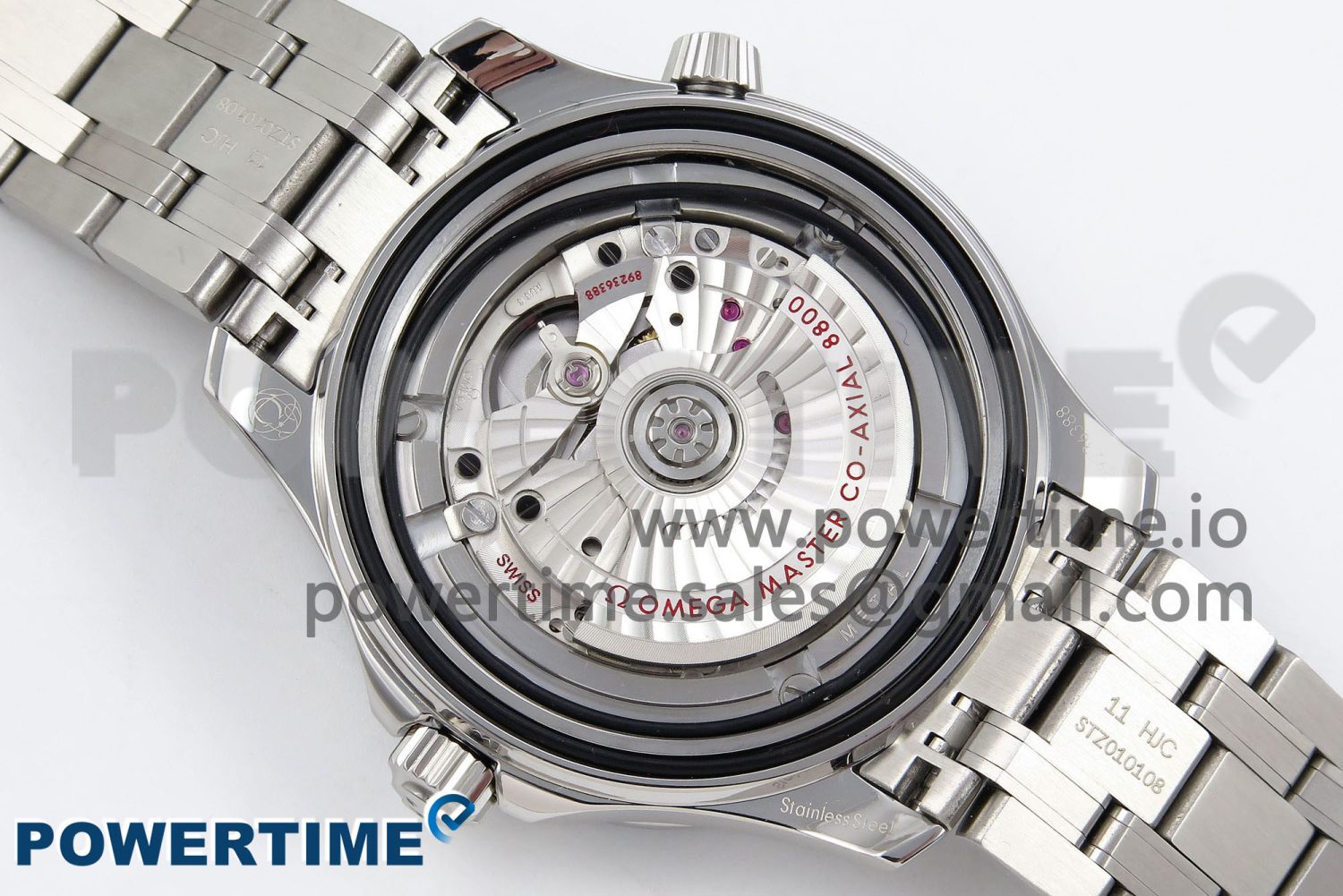 Seamaster 300 VSF 1:1 Best Edition Summer Blue Dial on SS Bracelet A8800 - Image 9