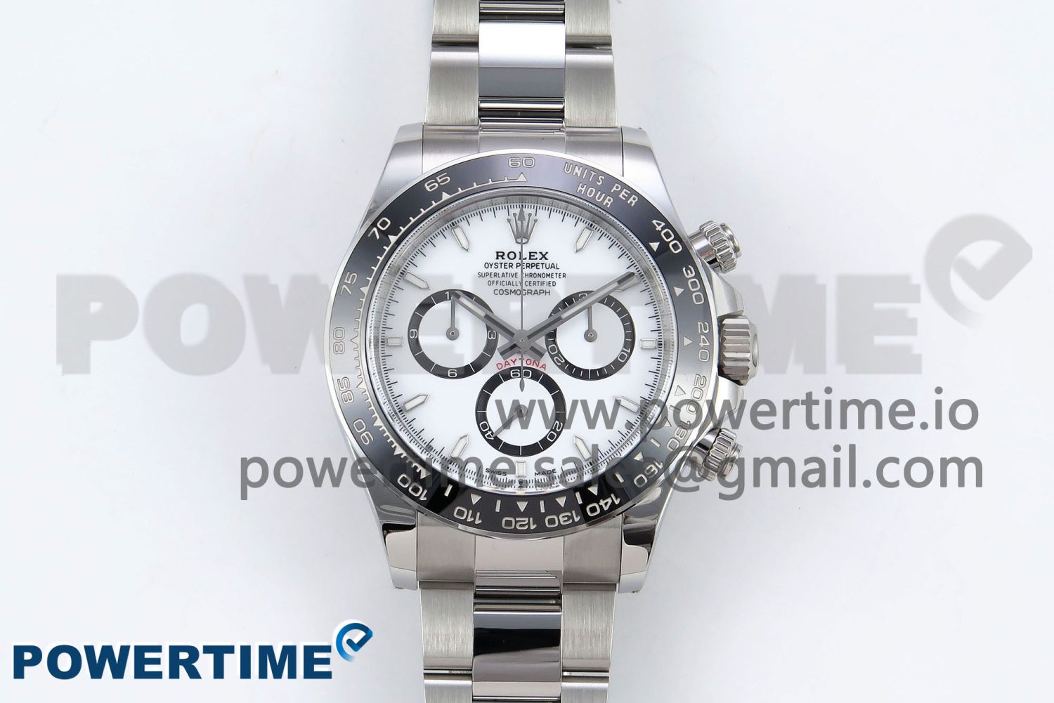 2023 Daytona 126500 Panda Clean 1:1 Best Edition 904L SS Case and Bracelet White Dial SH4131 - Image 1