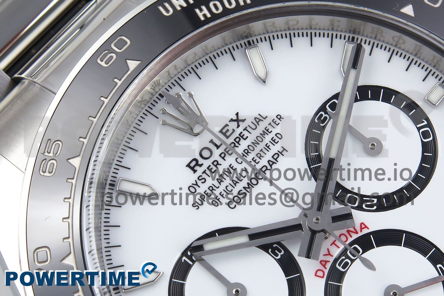 2023 Daytona 126500 Panda Clean 1:1 Best Edition 904L SS Case and Bracelet White Dial SH4131 - Image 4